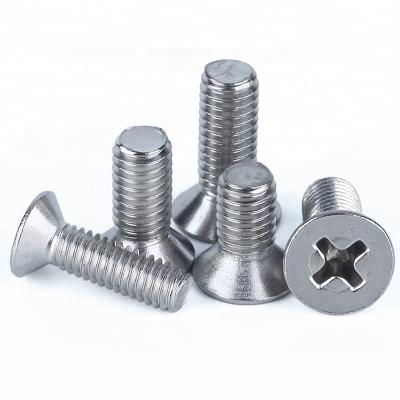 China A2-70 Countersunk Countersunk Screws A4 Ultra High Quality Long Life Flat Screws Stainless Steel Countersunk Screws for sale