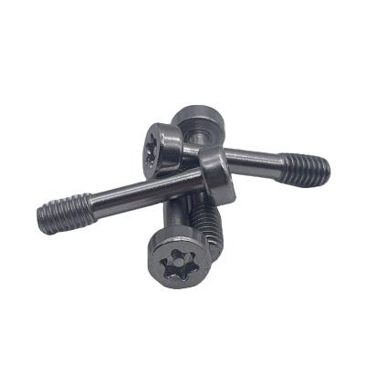 China Other 304 stainless steel half-tooth plum blossom spline short head screw anti-throw anti-loosening bolt can't loosen screw M3M4M for sale