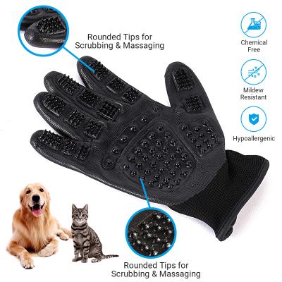 China Various Specifications Pet Grooming Glove Pet Hair Removal Glove Viable Wholesale Glove Grooming Pet Glove for sale