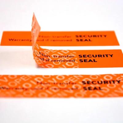 China Anti-Counterfeit Warranty Label Security Custom Void Sticker Tamper Obvious Secured Sticker Label Void for sale