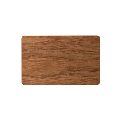 China Waterproof / waterproof nfc wooden bamboo wooden hotel card hotel rfid standard size 13.56Mhz key card for sale