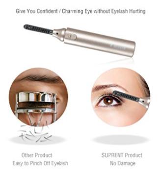 China Battery Operated Suprent Electric Eyelash Curler Makeup Tools For Beauty Care for sale