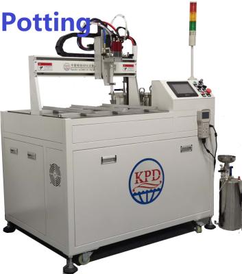 China PU Glue Type 2C Epoxy Resin Dispensing Machine for Split Core Current Transformer for sale