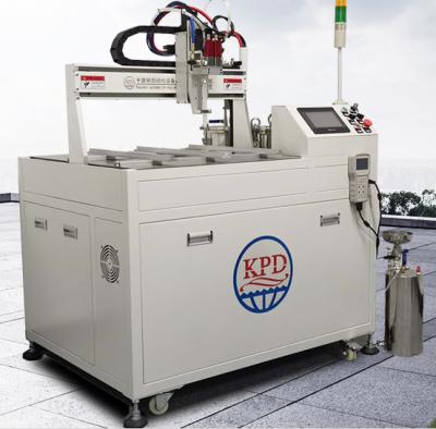 China Capacitor potting machine met 2 componenten PU hars epoxy dispenser en 260 kg gewicht Te koop