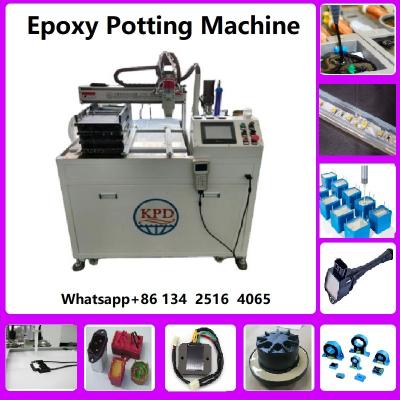 China Ab Glue Dispenser Epoxy Application Machine 2 Components Metering Mixing Dispensing System for wheel sensor zu verkaufen