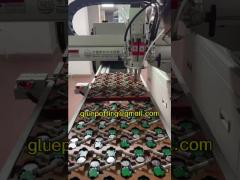 AB Component 2K Dos silicone epoxy pu ab glue potting machine for capacitors production