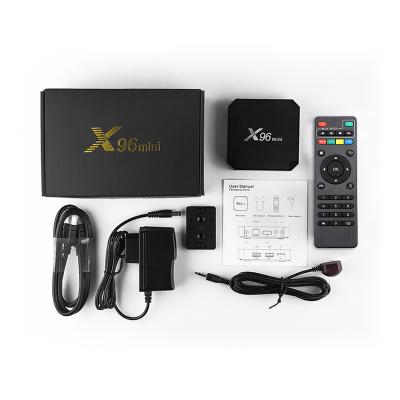 China Newest X96 Mini Amlogic S905W H.265 HEVC Quad Core Smart TV Box Android 9.0 Support 4K UHD Wifi 2.4G 1G 8G 2G 16G 2021 for sale