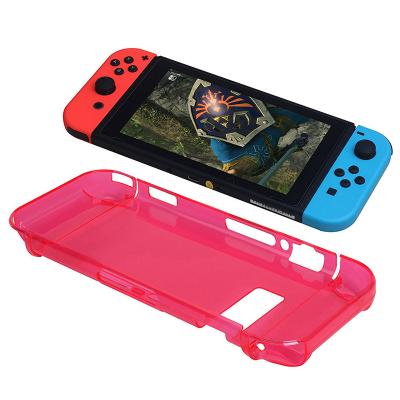 China Crystal Protective Case Suitable For Nintendo Switch NS Soft Case Shell Console Controller Accessories Thin Protective PC TPU Grip for sale