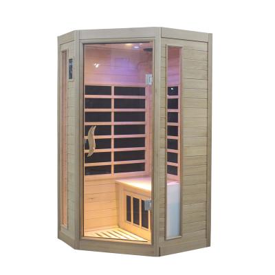 China Computer Control Panel Fashionable Design Luxury Steam Infrared Sauna Dry Room for sale