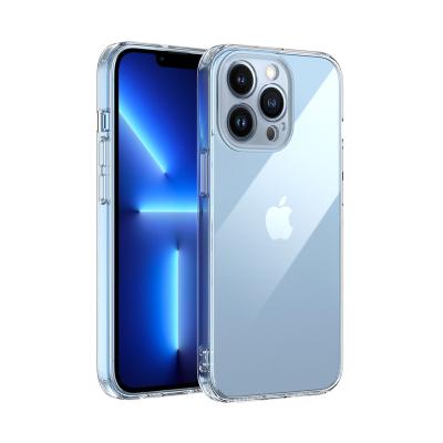 China 2021 1.5Mm Anti-fall Shockproof Cover Tpu Transparent Hard Acrylic Hybrid Bumper Tending Crystal Clear Phone Case For Iphone 13 pro for sale