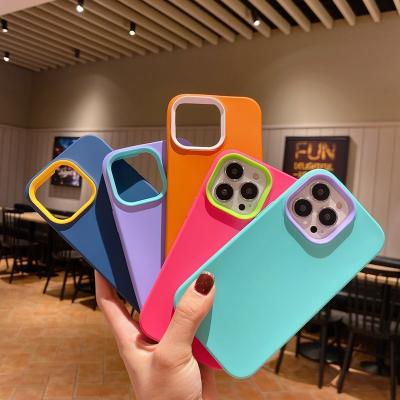 China New Unique Design Shockproof 3 in 1 Shockproof TPU PC View Cell Phone Back Cover Case For iPhone 13 pro 12 11 Max XR XS 8 7 6 Se 2020 for sale