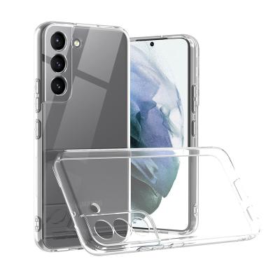 China Shockproof Durable Rubber Silicone TPU Mobile Phone Soft Back Cover Case 2.0MM Clear Transparent For Samsung Galaxy S22 S22 Plus S22 Ultra for sale