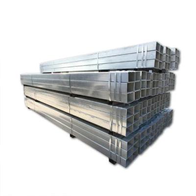 China 6 Meter Pipe 2mm Liquid Thick Galvanized Hot Dip Weld ERW Square Steel Pipes Rating for sale