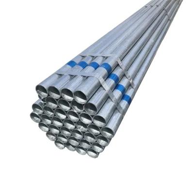 China Liquid Galvanized Pipe Hot Dip Weld Round Steel Tube Grading for sale