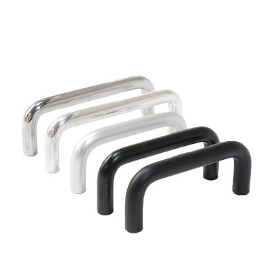 China LS511 modern aluminum black cabinet pull handles for cabinet for sale