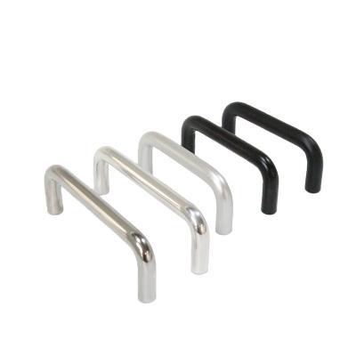 China Wholesale LS511 Modern Aluminum Bedroom Dresser Wardrobe Cabinet Drawer Black Door Furniture Pull Handles for sale