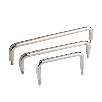 China Modern LS507 U Shape Solid 304 Stainless Steel Cabinet Wardrobe Machine Handle For Grills for sale