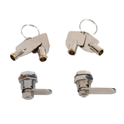 China JK307 Mini Cam Lock 10mm Zinc Alloy Zinc Alloy Cam Locks For Cash Cabinet for sale