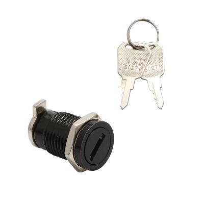 China JK302 zinc alloy miniature black cam lock tongue MDVR cctv mini dvr lock for sale