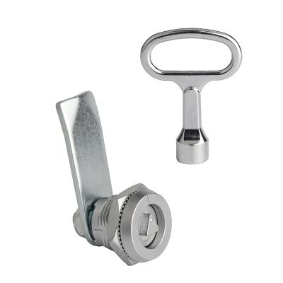 China Square 8mm JK629 22mm Triangle Lock Cabinet Quarter Turn Cam Zinc Alloy Lock For Metal Cabinets for sale