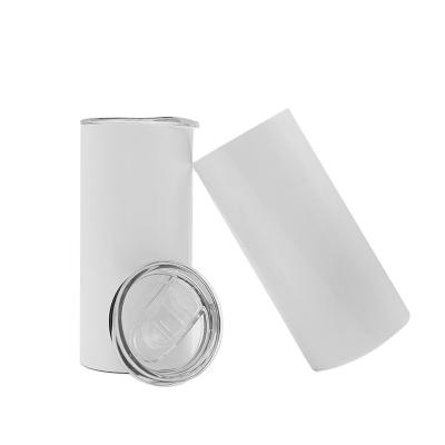 China USA Sublimation Blanks Stainless Steel 15oz Disposable Free Shipping Sublimation Blanks Straight Tumbler With Lid And Straw for sale