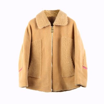 China 2022 New Design Reversible Wholesale New Design Teddy Bear Women Faux Fur Jacket High Quality Coat for sale