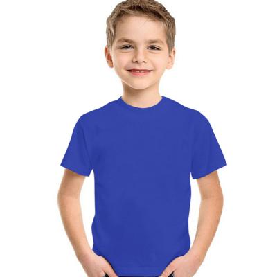 China High Quality Cheaper Cotton 100% Custom Print Anti Shrink Embroidered Blank Short Sleeve Round Neck Kids T-Shirt for sale