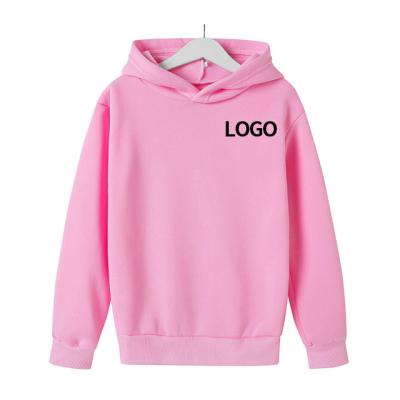 China Sweatshirt Hoodies/Kids Fall Winter Clothes Boys Girls Custom Logo Private Label Pullover Kids Pure Color Hoodies for sale