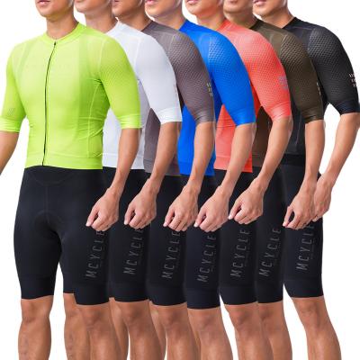 China Breathable Mcycle Wholesale Cycling Clothing Wear Race Cutting Bicycle Biking Shirt Tops Sublimation Short Sleeve Custom Cycling Jersey Men for sale