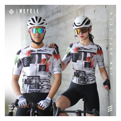 China Breathable Mcycle Customized Bicycle Clothes Sportswear Quick dry Short Sleeve Women Cycling Shirt Breathable Men's Cycling Jersey for sale