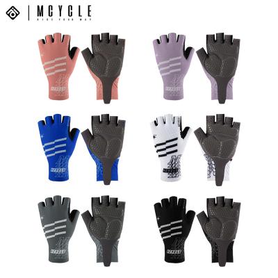 China UV Protection Mcycle Breathable Anti-slip Sport Gloves Half Finger Gym Riding Bicycle Gloves Half Finger Racing Training Cycling Gloves for sale