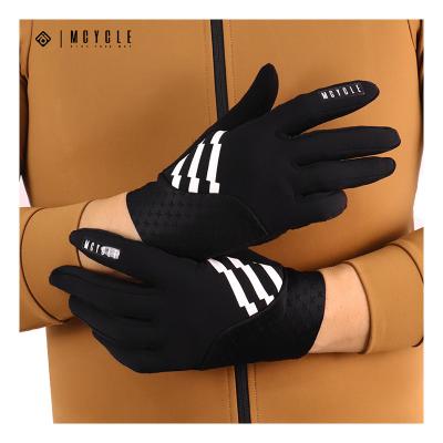 China Waterproof Mcycle Waterproof Cycling Gloves Winter Touch Anti-slip Bicycle Gloves Outdoor Riding Sports Thermal Fleece Bike Gloves Men for sale