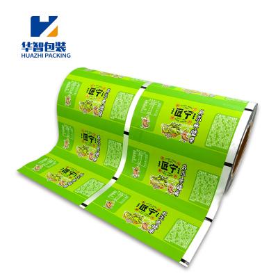 China Food Grade Auto Wrapping Moisture Proof Aluminum Foil Roll Roll Film For Snack Nut Puff Food Wrapping Film for sale