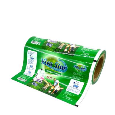 China Plastic Packaging Custom Wrapping Powder Detergent Laundry Service Automatic Roll Barrier Printing Stock Film for sale