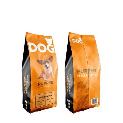 China 2021 Hot Sale 2kg Pet Snacks Side Gusset Packing Bag Moisture Proof Pet Food Packaging Bag for sale