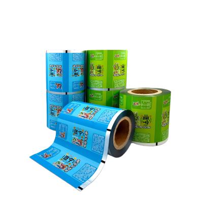 China Printing Service Food Grade Foil Wrapping Film Roll Snack Food Moisture Proof Custom Plastic Film for sale