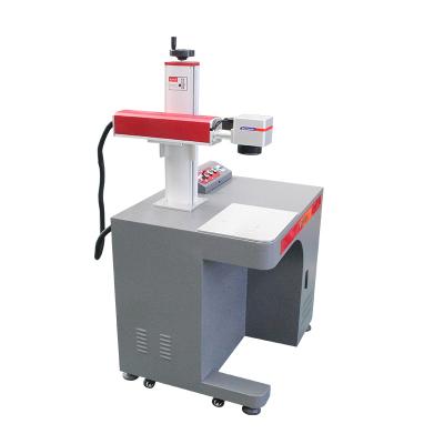 China Marking 30w 50W Deep Fiber Laser Engraving Machine Marking Metal With Rotary Tool for sale