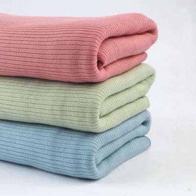 China High Quality Rib Fabrics Bonded With Super Soft Garment Memory Fabrics Ribbed Knit Fabrics for sale