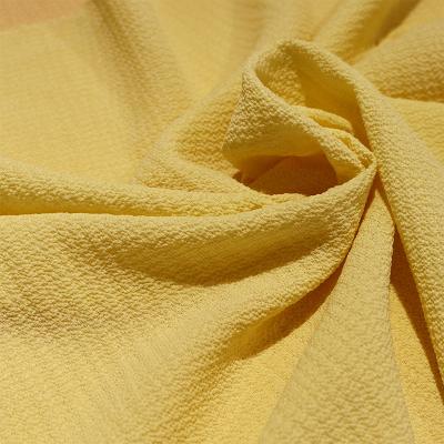 China New Design 2022 Polyester Stretch Bubble Crepe Viable Chiffon Fabric Simple Fabric for sale