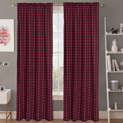 China Hot Selling Blackout Style Northern European Curtain, Christmas Blackout Window Curtain, Cheap Printed Curtains For Living Room Bedroom for sale