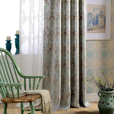 China Hot Selling Tende, Luxury European Style Window Curtains, Jacquard Blackout Blackout Curtains For Living Room, Bedroom for sale