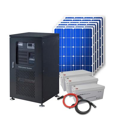 China Single Phase Inverter with Integrated Charge Controller 10 Amp 48v 200a 5kw 10kw High Power Battery Charger Power Station Smart Solar Power System with Lithium Battery for sale