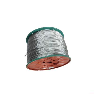 China Control Cable Galvanized Steel Wire Rope 7*7 2.0mm for sale