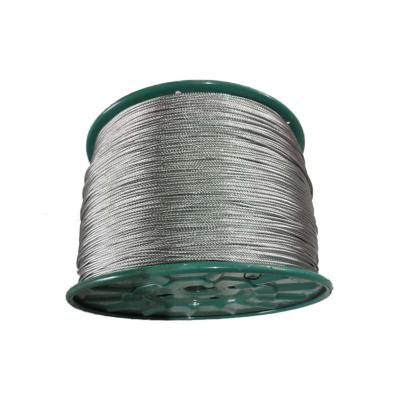 China Control Cable Galvanized Steel Wire Rope 7*7 1.5mm for sale