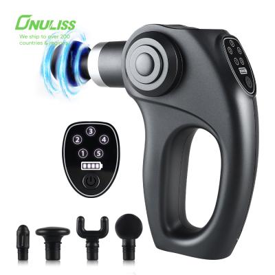 China Mini Massage Gun LED Screen Fascial Gun Body Vibration Muscle 2021 Body Mini Massage Gun for sale