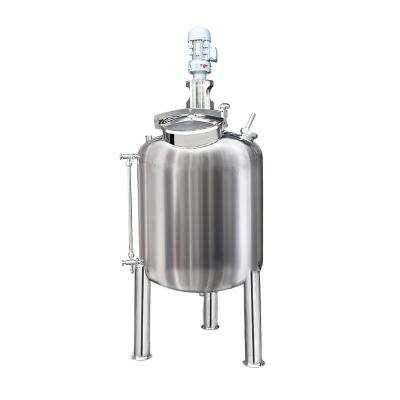 China Vertical Single Layer Stainless Steel Tank Mixer Liquid Mixing Tank With Agitator for sale