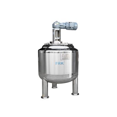 China Food Grade Viscous Liquid Juice Beverage Tank Stainless Steel Mixing Tank With Wheels for sale