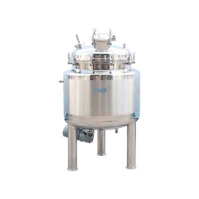 China Pharmaceutical Pilot Plant Rig 200l Stainless Steel Double Sterile Jacket Heated Bottom Magnetic Mixing Vessel for sale