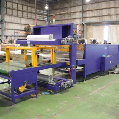 China automatic packing film packaging tunnel wrap shrink wrapping machine for sale