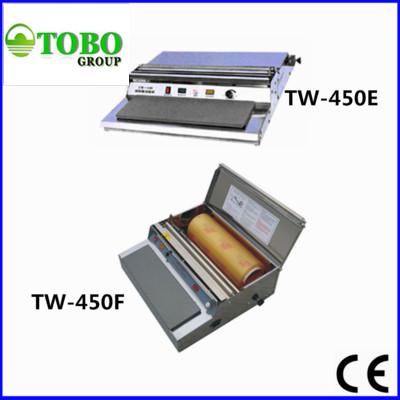 China Small business tray cling film packing machine TW-450 Series for sale